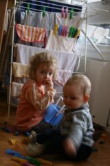 L'accrochage du linge, mar. 2011 L'accrochage du linge