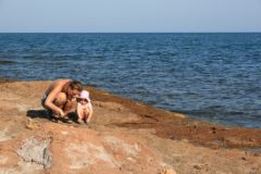 La plage des cratères