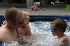 Sympa la baignoire !