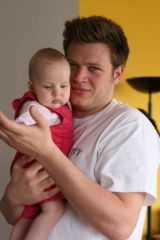 Avec parrain Nico, avr. 2009 Avec parrain Nico