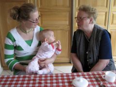 Avec Lise et Mamie Solange