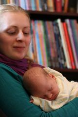 Petit somme sur tata Lise