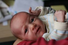 Ne me dérangez pas quand je suis dans les bras de Papa !